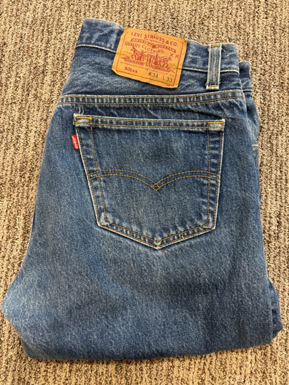 Rare Vintage 1992 Women’s Levi’s Size 32. The perfect denim jean.